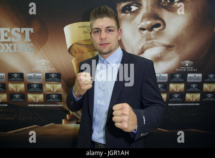 Monaco, Monaco. 08 juillet, 2017. Monaco, Monte Carlo - Juillet 08, 2017 Super Série mondiale de boxe : Projet de Gala et tirer pour le Muhammad Ali Trophy avec Vincent | Feigenbutz Verwendung weltweit Credit : dpa/Alamy Live News Banque D'Images