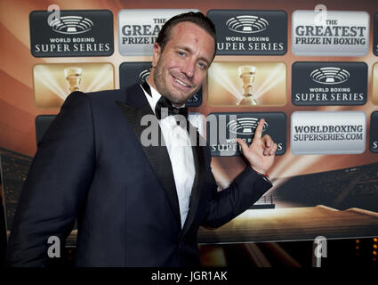 Monaco, Monaco. 08 juillet, 2017. Monaco, Monte Carlo - Juillet 08, 2017 Super Série mondiale de boxe : Projet de Gala et tirer pour le trophée avec Muhammad Ali Kalle Sauerland | Verwendung weltweit Credit : dpa/Alamy Live News Banque D'Images