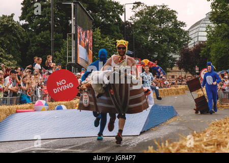 Alexandra Palace, Londres, Royaume-Uni. 9 juillet 2017, Red Bull Soapbox Race event, Crédit : Christopher Howard/Alamy Live News Banque D'Images