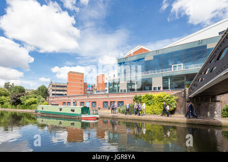 Navergations du canal de Birmingham, Birmingham, Angleterre, RU Banque D'Images