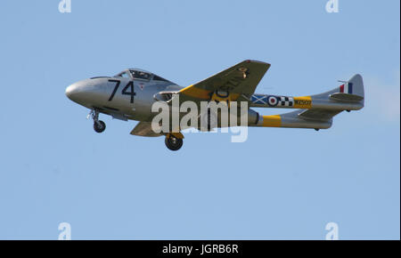 De Havilland Vampire Banque D'Images