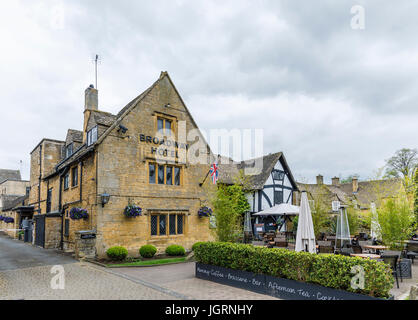 Broaidway Hôtel, construit en style local traditionnel, Broadway, Worcestershire, un beau village dans les Cotswolds, au sud-ouest de l'Angleterre Banque D'Images