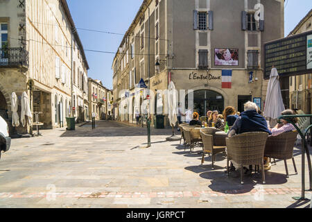 Centre Ville de Limoux, dans le sud ouest de la France Banque D'Images