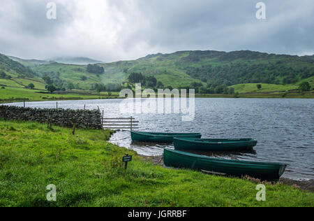 Watendlath Tarn dans le parc national du Lake District, Cumbria Banque D'Images