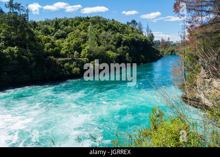 Huka falls, Taupo, île du Nord, Nouvelle-Zélande Banque D'Images