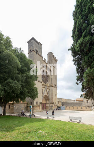 Cathédrale de Béziers, France. Banque D'Images