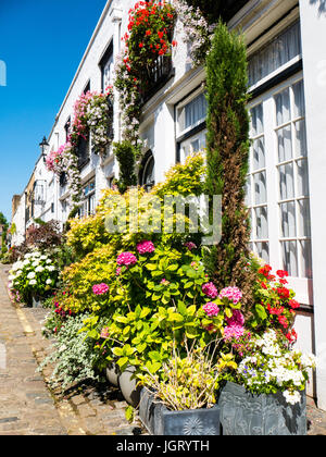 Hyde Park Garden Mews, Bayswater, Londres, Angleterre Banque D'Images