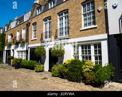 Hyde Park Garden Mews, Bayswater, London, England, UK, FR. Banque D'Images