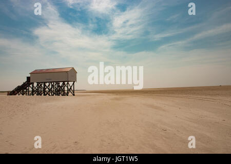 Saint Peter Ording Beach House Banque D'Images