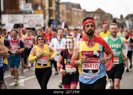 Marathon de Londres 2016 Banque D'Images