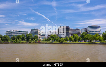 WASHINGTON, DC, USA - Watergate Complex, sur la rivière Potomac. Banque D'Images