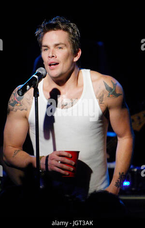 Mark McGrath Camp Freddy exécutant Roxy West Hollywood. Banque D'Images