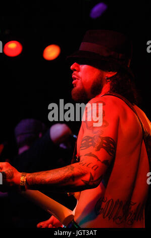 Dave Navarro Camp Freddy exécutant Roxy West Hollywood. Banque D'Images