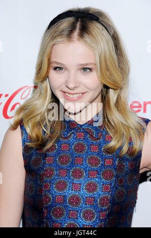 Chloe grace moretz actrice star féminine bénéficiaire,prix,arrive demain cinemacon awards discothèque pure Caesars Palace pendant cinemacon,site officiel de la convention de l'association nationale des propriétaires de théâtre avril 26,2012à Las Vegas au Nevada. Banque D'Images