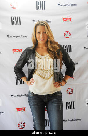 Colbie caillat arrivée imc portrait 'comment j'ai écrit cette chanson' panel house blues coucher de West Hollywood. Banque D'Images