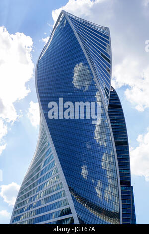 Tour moderne et à Moscou, Fédération de Russie Banque D'Images