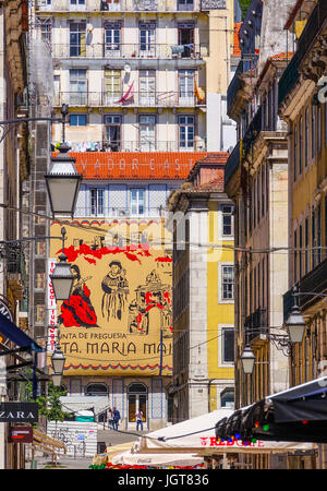 Amazing steet view dans le quartier historique Banque D'Images