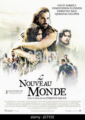 Le Nouveau Monde USA Année : 2005 Réalisateur : Terrence Malick Colin Farrell, Q'Orianka Kilcher Film poster (Fr). Il est interdit de reproduire la photo hors contexte de la promotion du film. Il doit être porté au crédit de l'entreprise de film et/ou le photographe attribué par ou autorisé par/admis sur l'ensemble de l'entreprise cinématographique. Limitée à un usage éditorial. Photo12 n'accorde pas le droit à l'image des personnes représentées. Banque D'Images