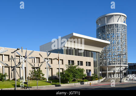 SALT LAKE CITY, Utah - le 29 juin 2017 : Le Calvin L. Rampton Salt Palace Convention Center. Nommé d'après Utahs 11e gouverneur, c'est communément appelée la Banque D'Images