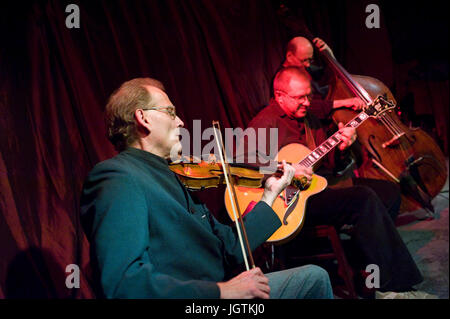 Jam Session au jazz club Tygmont à Varsovie, Pologne Banque D'Images