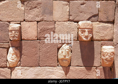 Tiwanaku, département de La Paz, Pedro Domingo Murillo Province, La Paz, Bolívia Banque D'Images