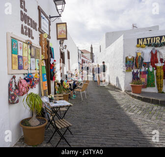 Marché hebdomadaire le dimanche à Teguise, Lanzarote, îles Canaries, Espagne, Europe Banque D'Images