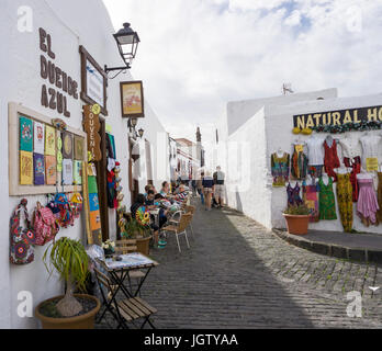 Marché hebdomadaire le dimanche à Teguise, Lanzarote, îles Canaries, Espagne, Europe Banque D'Images