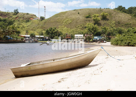 Plage, voile, Barra do Una, Peruíbe, São Paulo, Brésil Banque D'Images