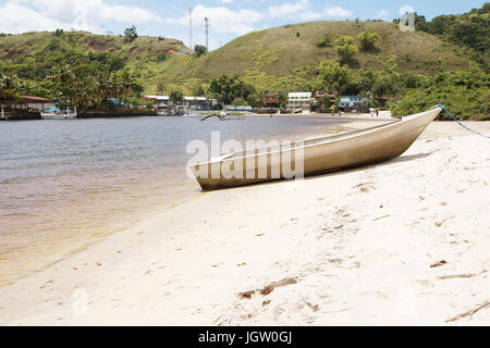 Plage, voile, Barra do Una, Peruíbe, São Paulo, Brésil Banque D'Images