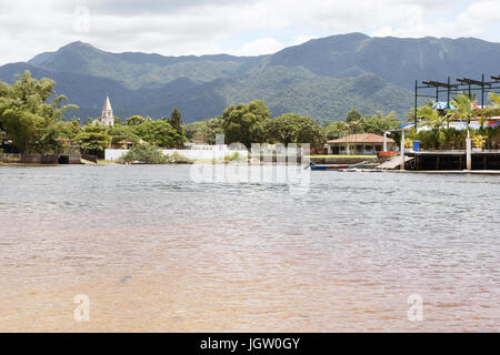 Paysage, Barra do Una, Peruíbe, São Paulo, Brésil Banque D'Images