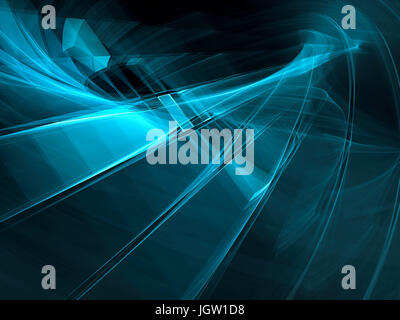 Résumé Contexte La technologie numérique - image générée Banque D'Images