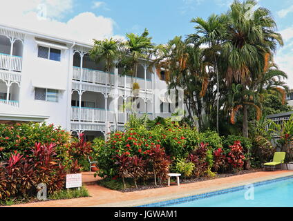 Terrasses de la ville Appartements autonome 63 McLeod St, la ville de Cairns QLD 4870 Australia Banque D'Images