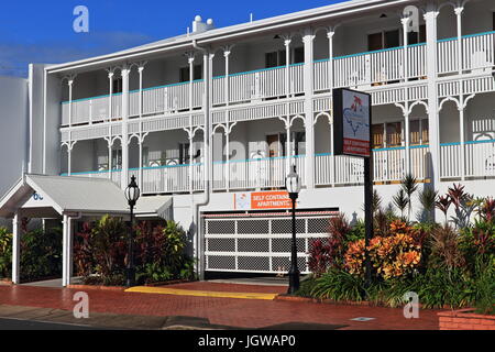 Terrasses de la ville Appartements autonome 63 McLeod St, la ville de Cairns QLD 4870 Australia Banque D'Images