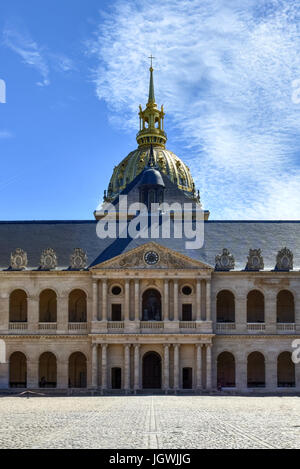 Le Musée de l'armée (Army Museum) Musée militaire national de France situé aux Invalides dans le 7ème arrondissement de Paris. Banque D'Images