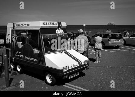 Ice cream van, North Berwick, Ecosse Banque D'Images