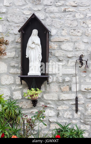 Statue de St Mary à Osor, Croatie Banque D'Images