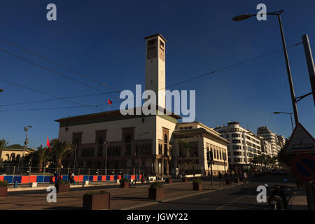 Ville Casablanca au Maroc Banque D'Images