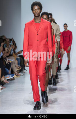 New York, USA. 11 juillet, 2017. 11 juillet 2017 - New York, USA - Carlos Campos Printemps Été 2018 piste à New York Fashion Week mens. Crédit photo : Rudy. Crédit : Rudy k k/Alamy Live News Banque D'Images