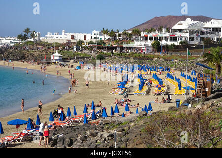 71, Playa dorada bei Playa Blanca, Lanzarote, kanarische inseln, europa, Playa dorada de Playa Blanca, Lanzarote, Canaries, l'Europe Banque D'Images