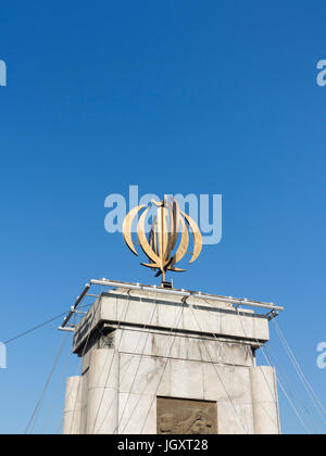 La place Imam Khomeini, Téhéran, Iran Banque D'Images