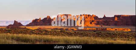 Rock formations dans le Painted Desert, nord de l'Arizona, USA Banque D'Images