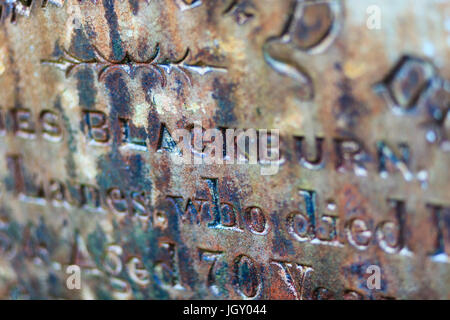 Au-dessus du cimetière méthodiste Hebden Bridge Banque D'Images