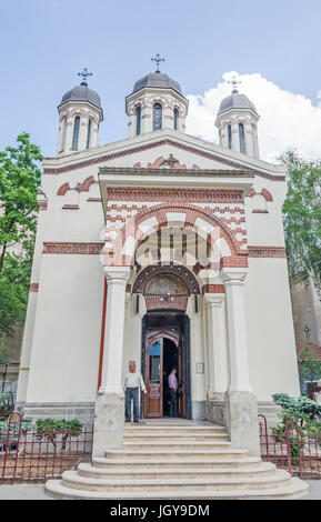 Bucarest, Roumanie - 25 MAI 2014 : l'église Saint Ciprian. Banque D'Images