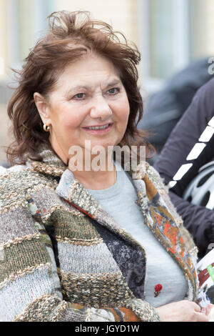 Swansea, Royaume-Uni. 27 mai, 2017. United Kingdom Independence Party (UKIP) d'Galles de Nouvelle-Galles du Sud Ouest Caroline Jones assistant à un Leonard C Banque D'Images