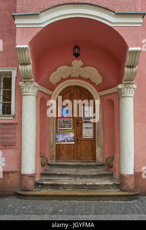 Place du docteur Frankenstein's house et de laboratoire Zabkowice Slaskie Krzywa Street Basse Silésie Pologne Banque D'Images