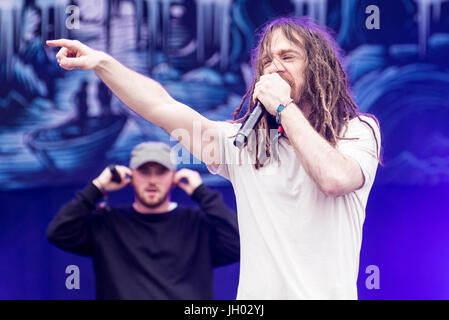 Download Festival Jour 2 - Performances comprend : Sikth Où : Donnington, Derbyshire, Royaume-Uni Quand : 10 juin 2017 Source : WENN.com Banque D'Images