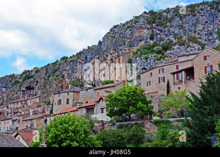 Le vllage de Peyre, Aveyron, Massif Central, France Banque D'Images