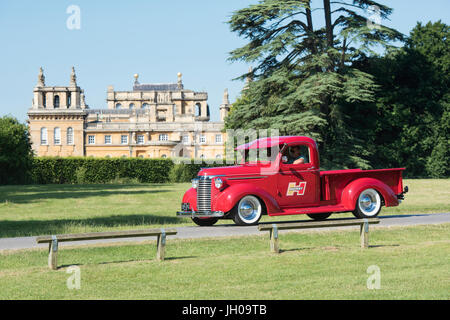 1939 Chevrolet pick up truck à rallier des géants american car show, Blenheim Palace, Oxfordshire, Angleterre. Classic vintage American car Banque D'Images