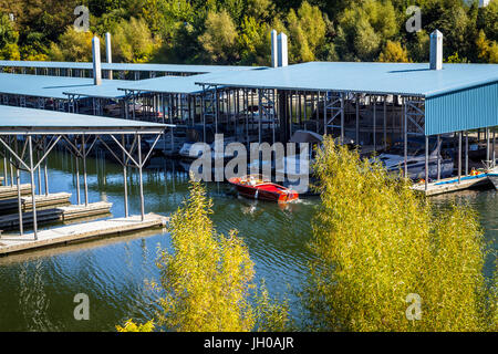 Sacramento City Marina à Miller Park au sud du centre-ville Banque D'Images