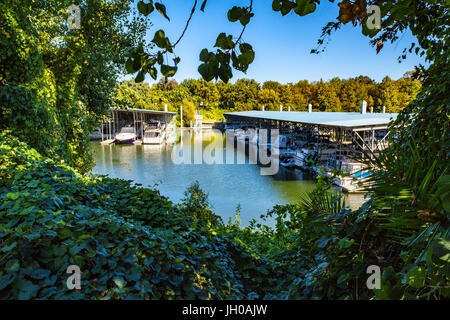 Sacramento City Marina à Miller Park au sud du centre-ville Banque D'Images